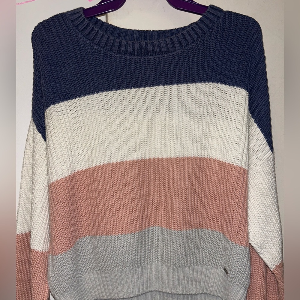 Hollister Multicolor Knit Sweater